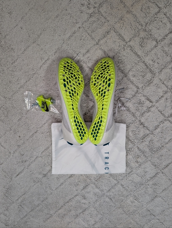 Nike Zoom Superfly Elite 2 White Bright Spruce Sprinting Spikes Mens 15 main image 5